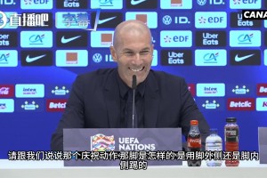 齐达内爆笑回应场边动作：我自己