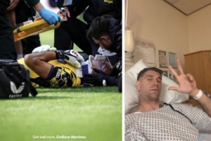 记者：大马丁已成功接受下颌手术，预计伤缺45-60天
